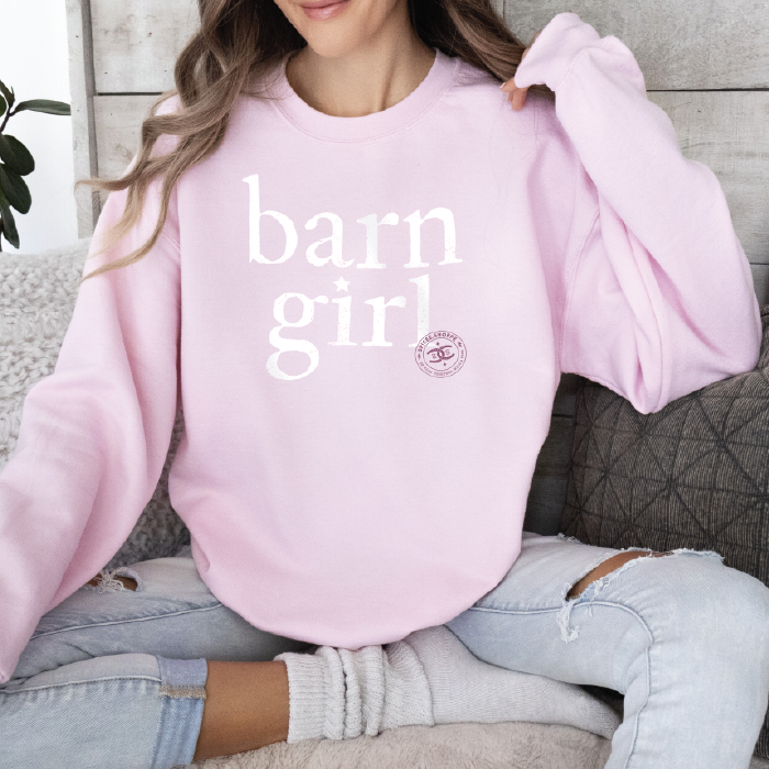 Barn Girl | Light Pink | Sweatshirt