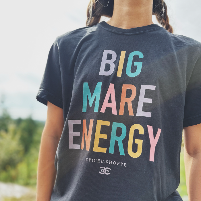 Big Mare Energy | Black | Tee Shirt