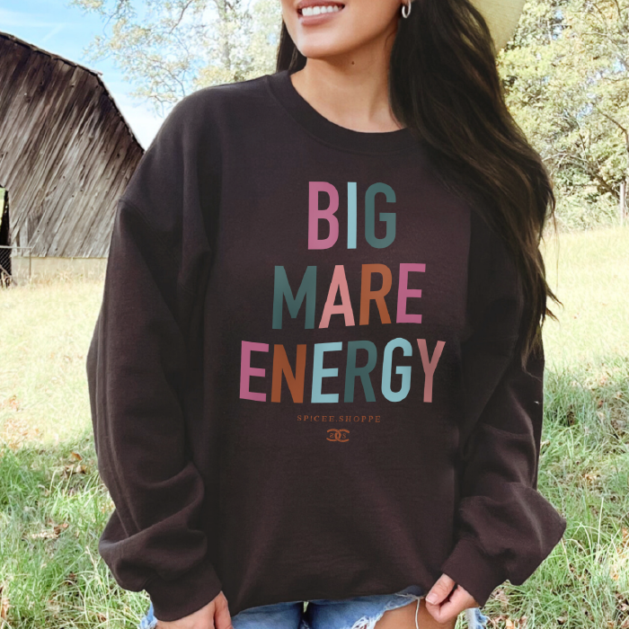 Big Mare Energy | Chocolate | Sweatshirt