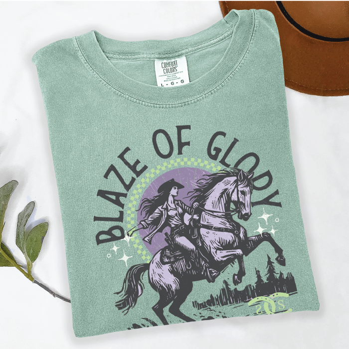 Blaze Of Glory | Tee Shirt | Bay Green