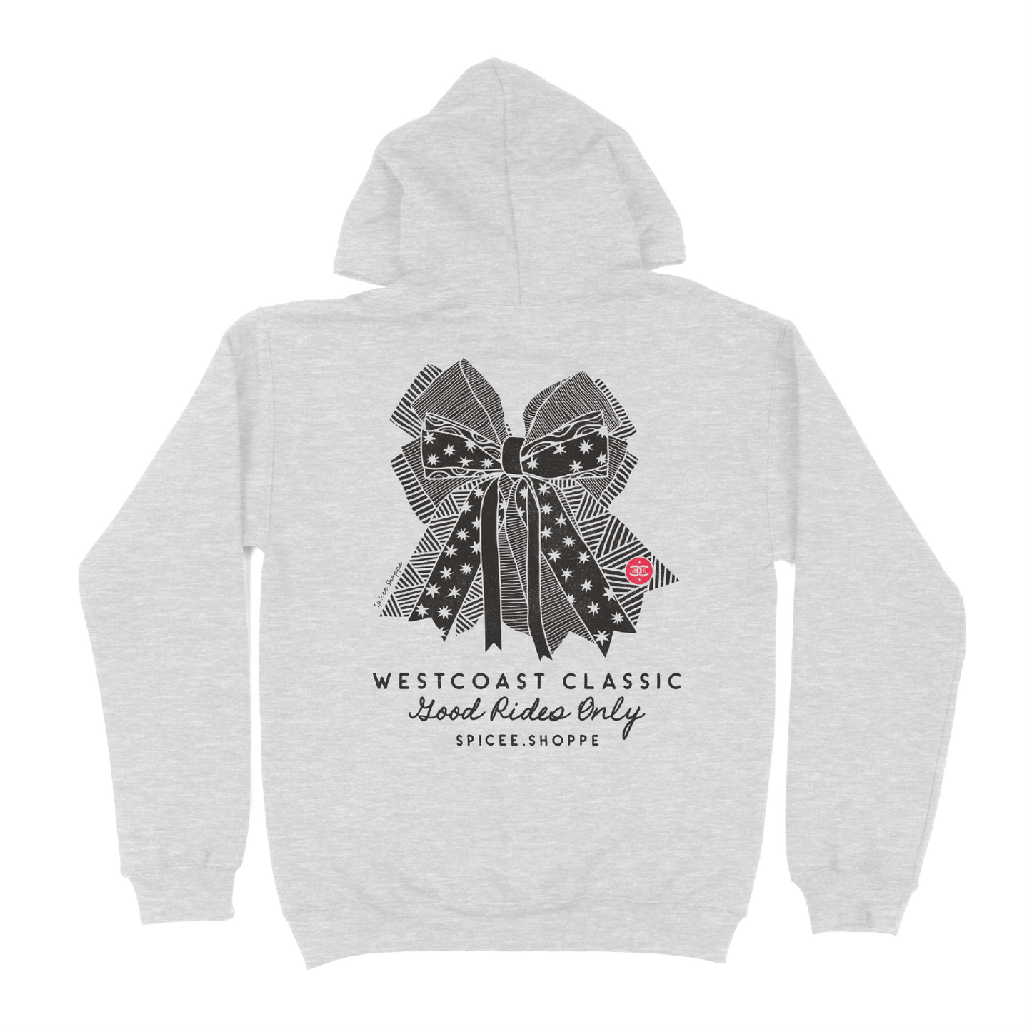 Bows & Spice | Ash Grey | Hoodie