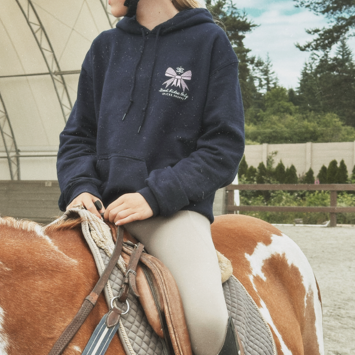Bows & Spice | Navy Blue | Hoodie