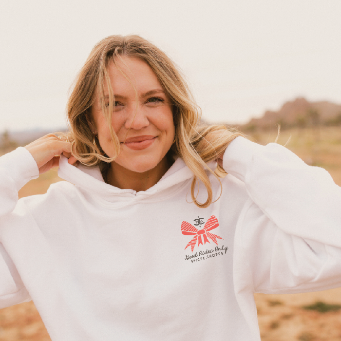 Bows & Spice | White | Hoodie
