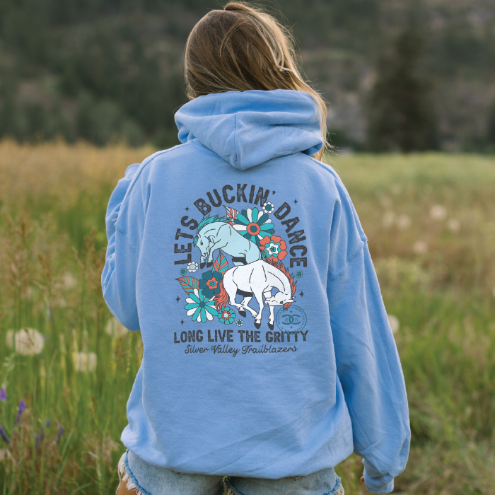 Lets Buckin' Dance | Light Blue | Hoodie