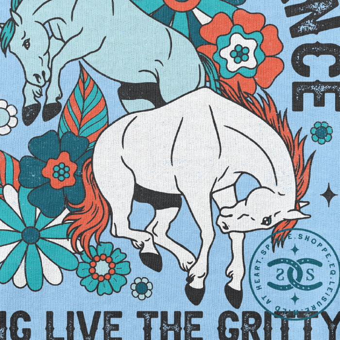 Lets Buckin' Dance | Light Blue | Hoodie