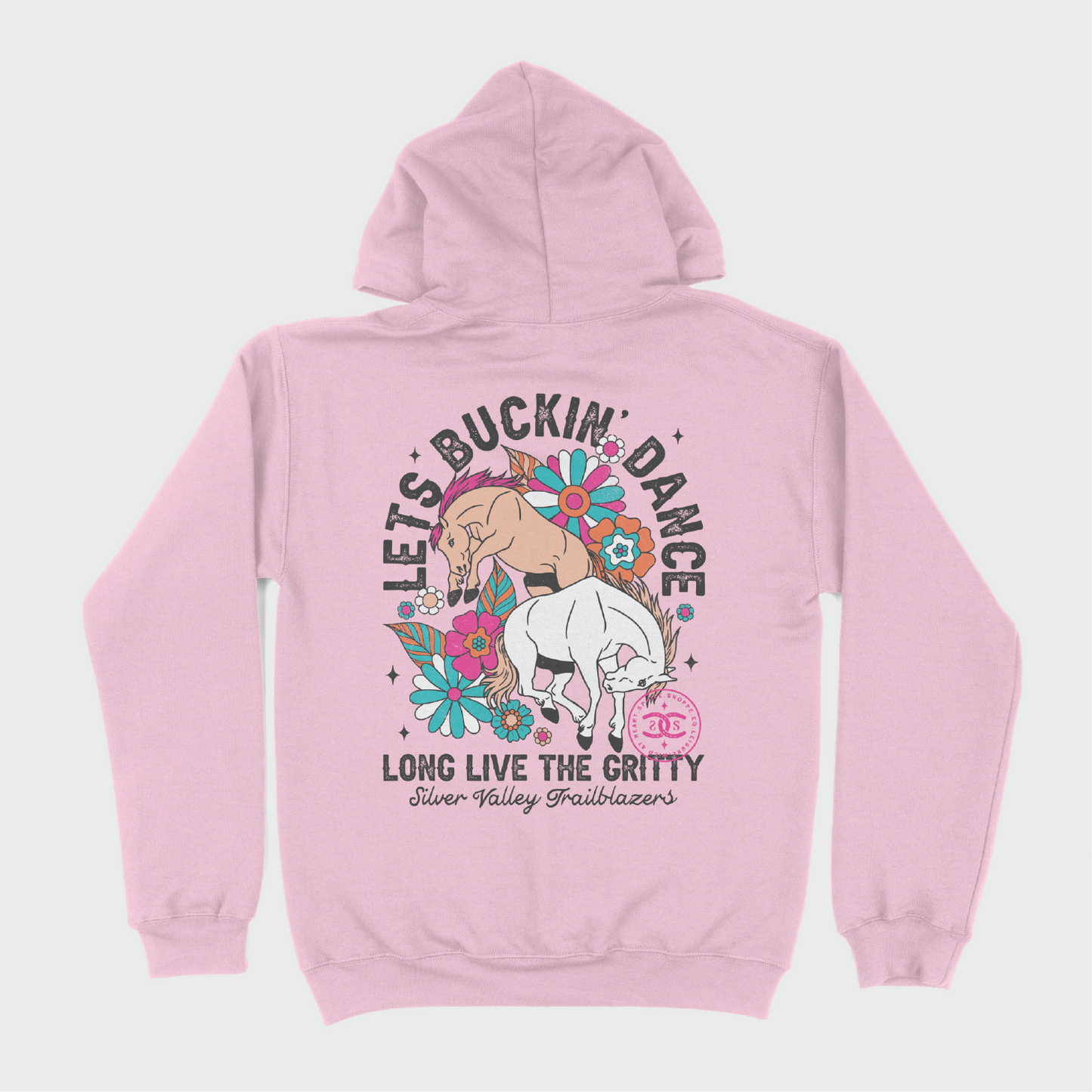 Lets Buckin' Dance | Light Pink | Hoodie