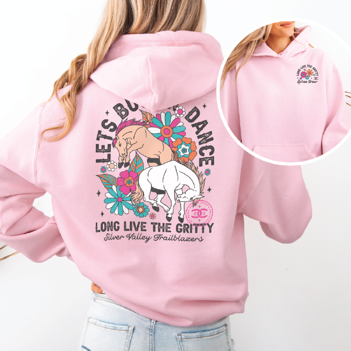 Lets Buckin' Dance | Light Pink | Hoodie