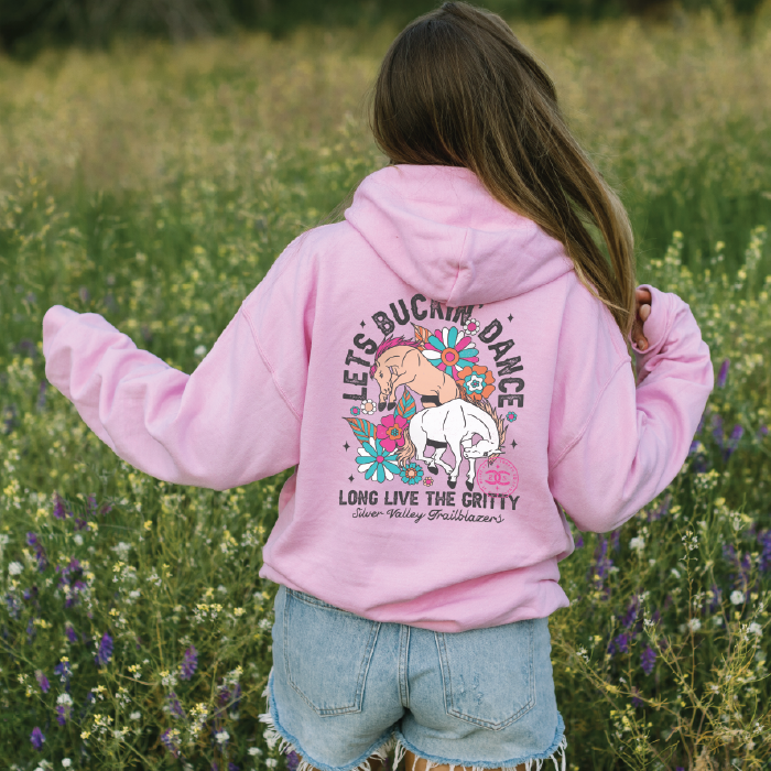 Lets Buckin' Dance | Light Pink | Hoodie