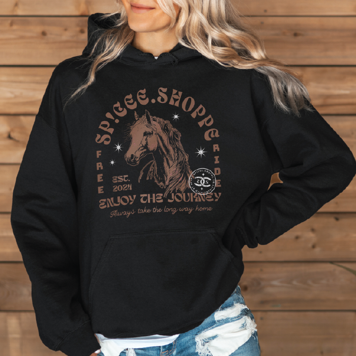 Enjoy The Journey | Black | Hoodie