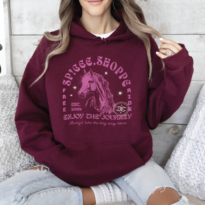 Enjoy The Journey | Maroon | Hoodie