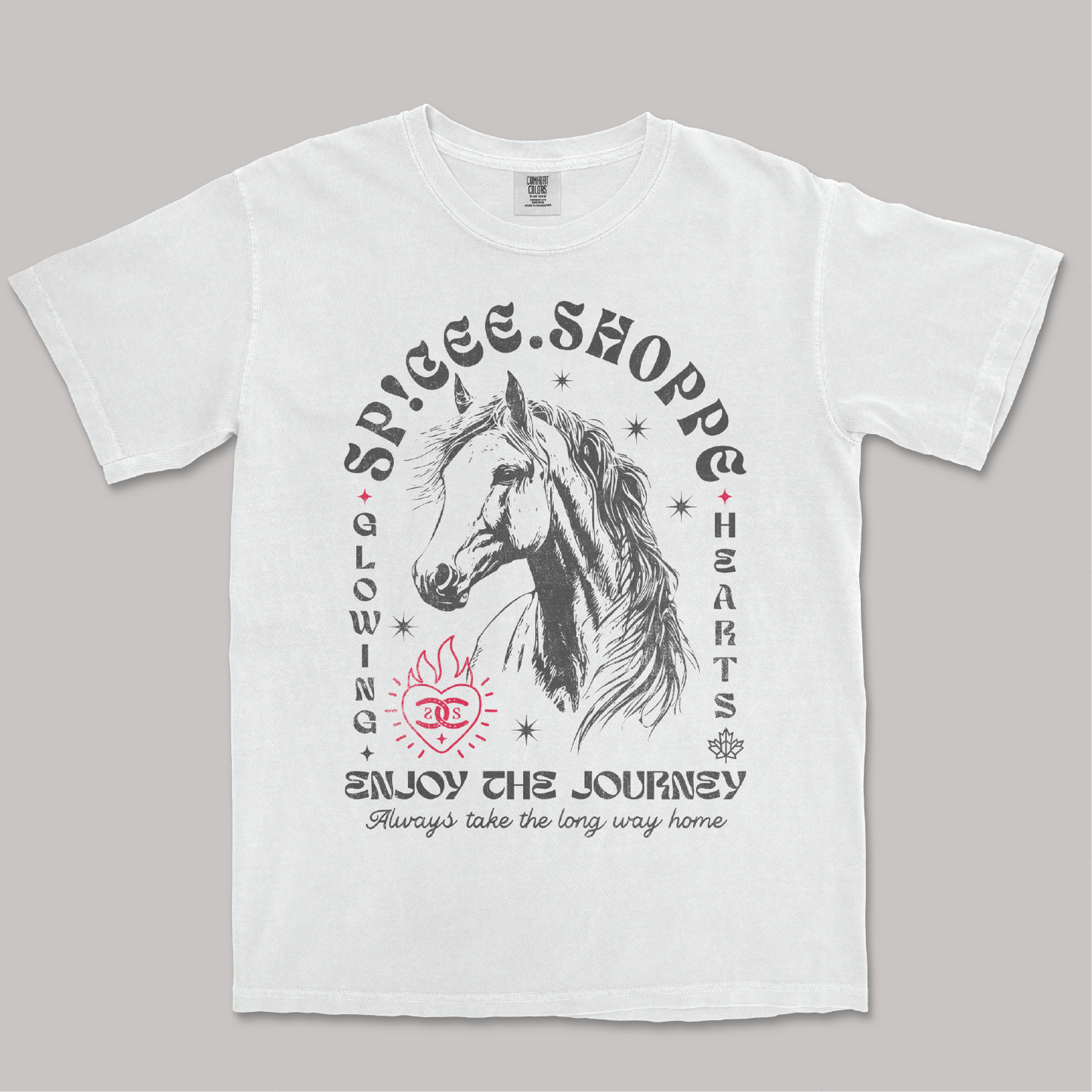 Enjoy The Journey | White | Tee Shirt
