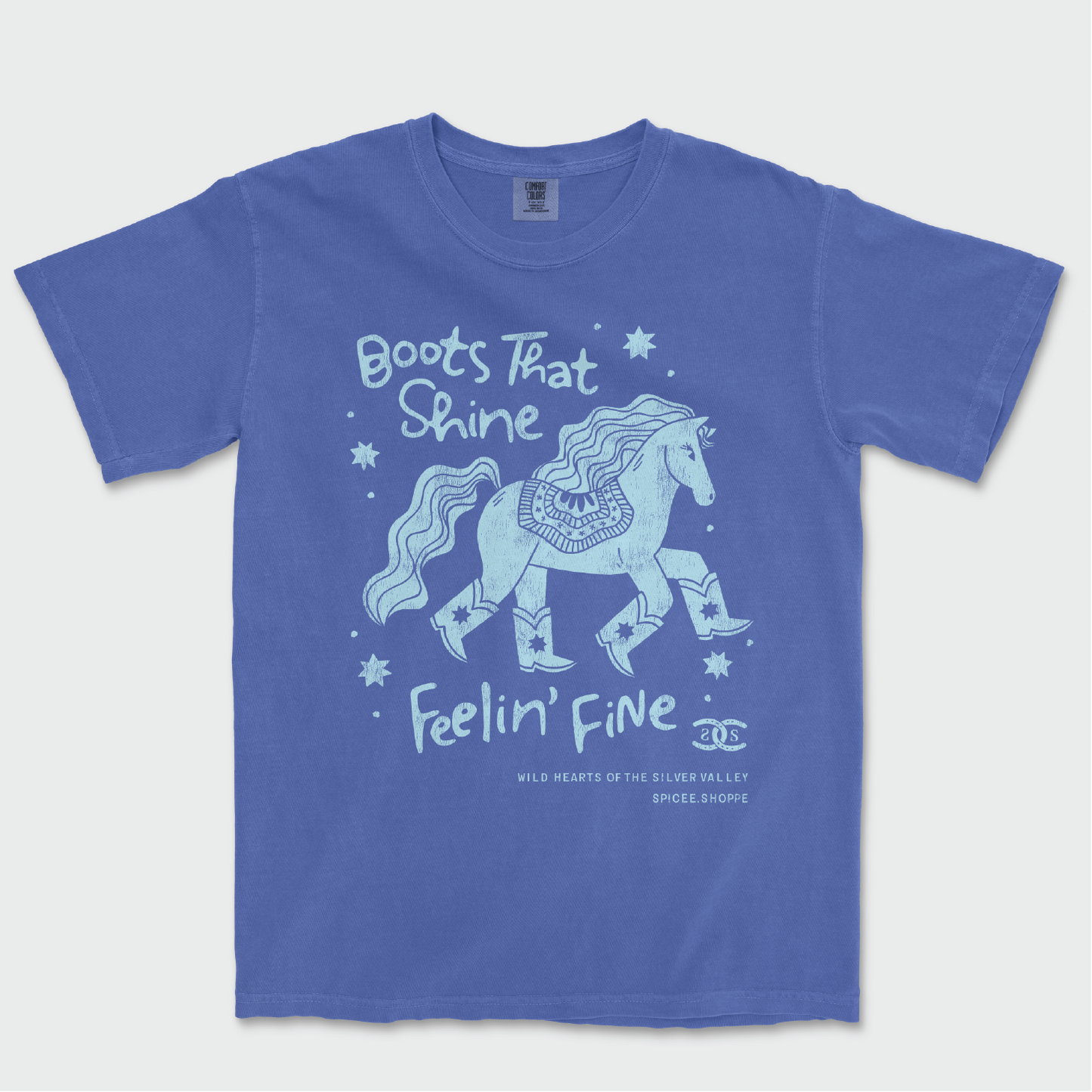 Feelin' Fine | Flo Blue | Tee Shirt