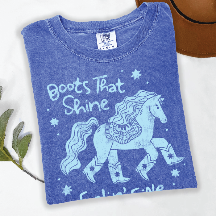 Feelin' Fine | Flo Blue | Tee Shirt