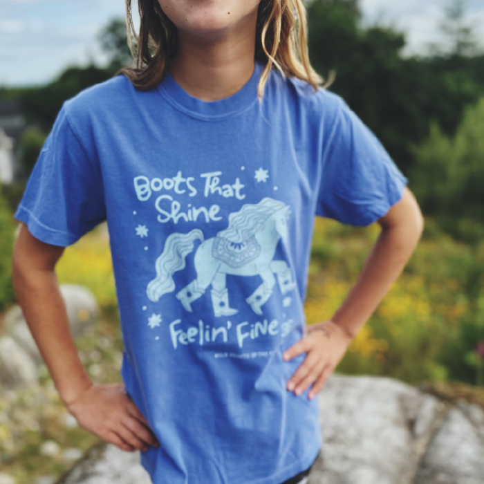 Feelin' Fine | Flo Blue | Tee Shirt