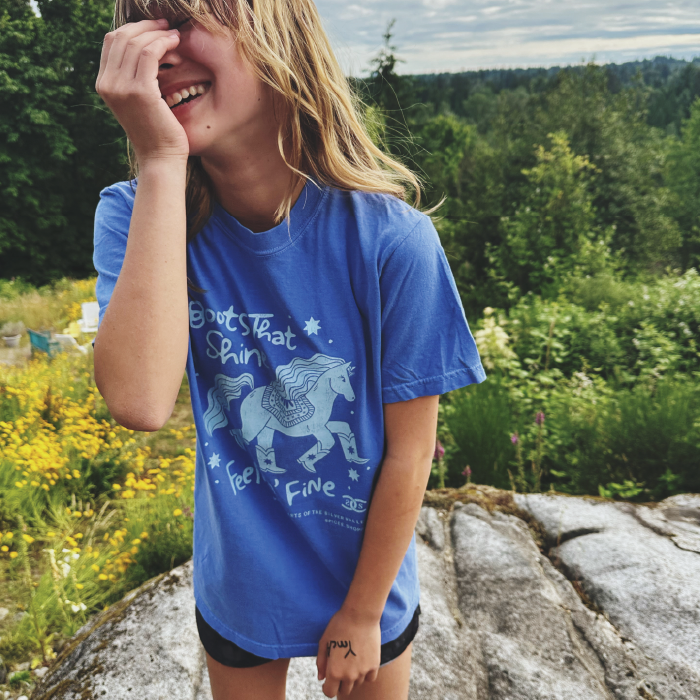 Feelin' Fine | Flo Blue | Tee Shirt
