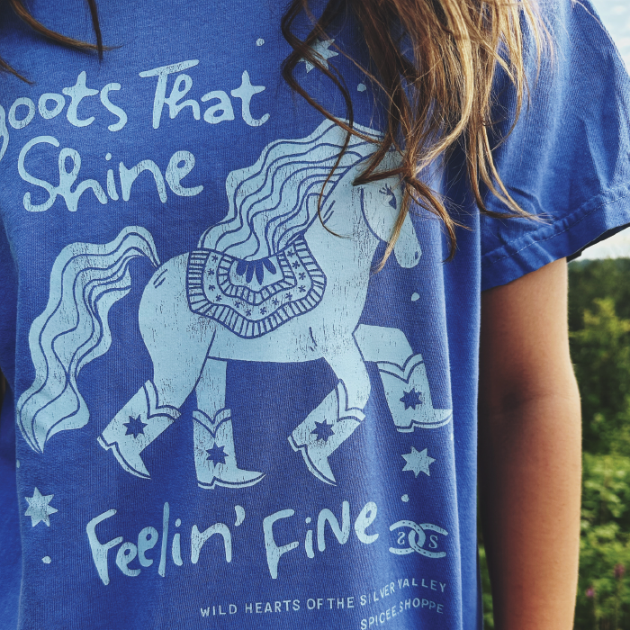 Feelin' Fine | Flo Blue | Tee Shirt