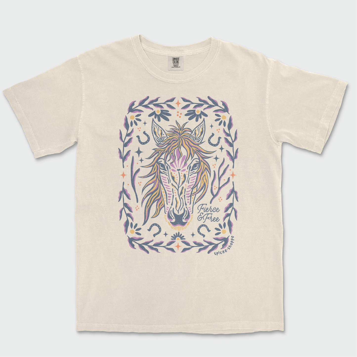 Fierce & Free | Tee Shirt | Ivory