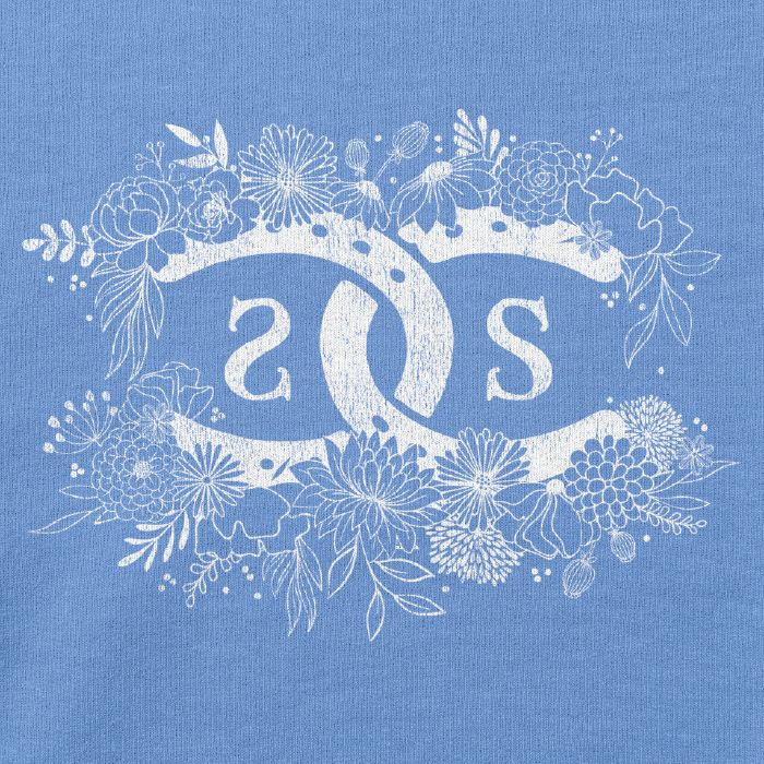 SPICEE Floral Logo | Carolina Blue | Sweatshirt