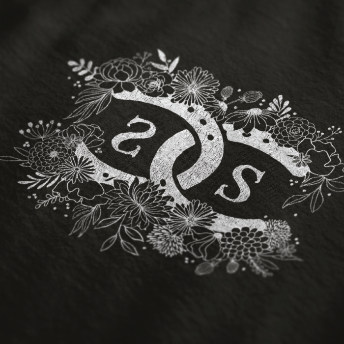 SP!CEE Floral Logo | Black | Sweatshirt