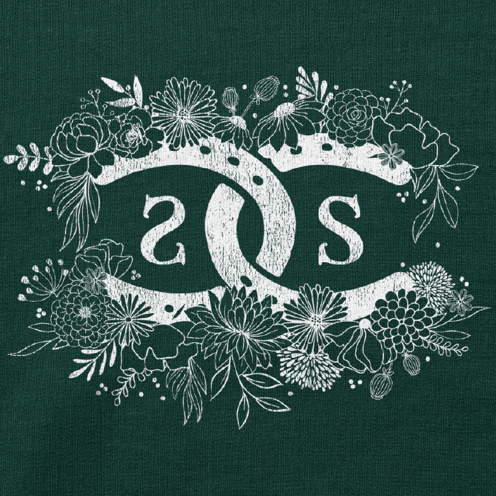 SPICEE Floral Logo | Forest Green | Sweatshirt