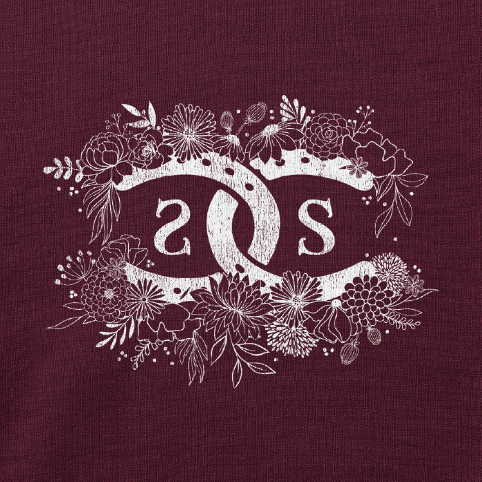 SPICEE Floral Logo | Maroon | Sweatshirt