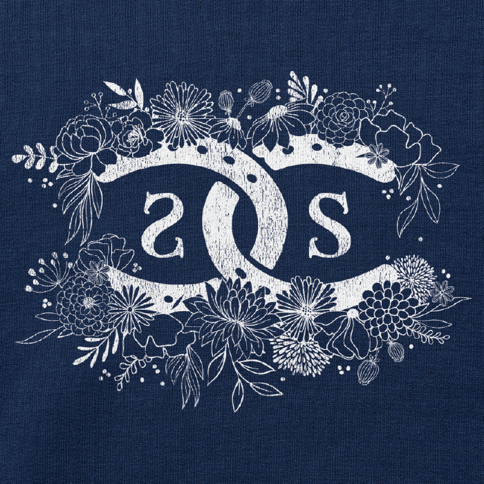 SP!CEE Floral Logo | Navy Blue | Hoodie
