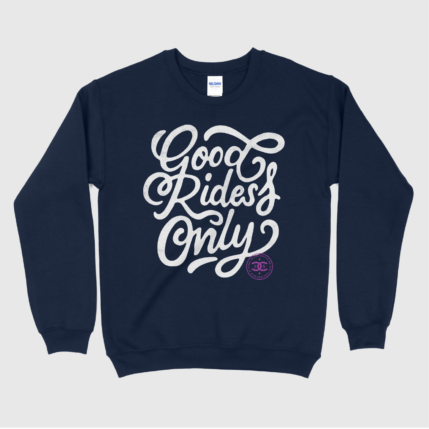 Good Rides Only | Navy | Sweatshirt