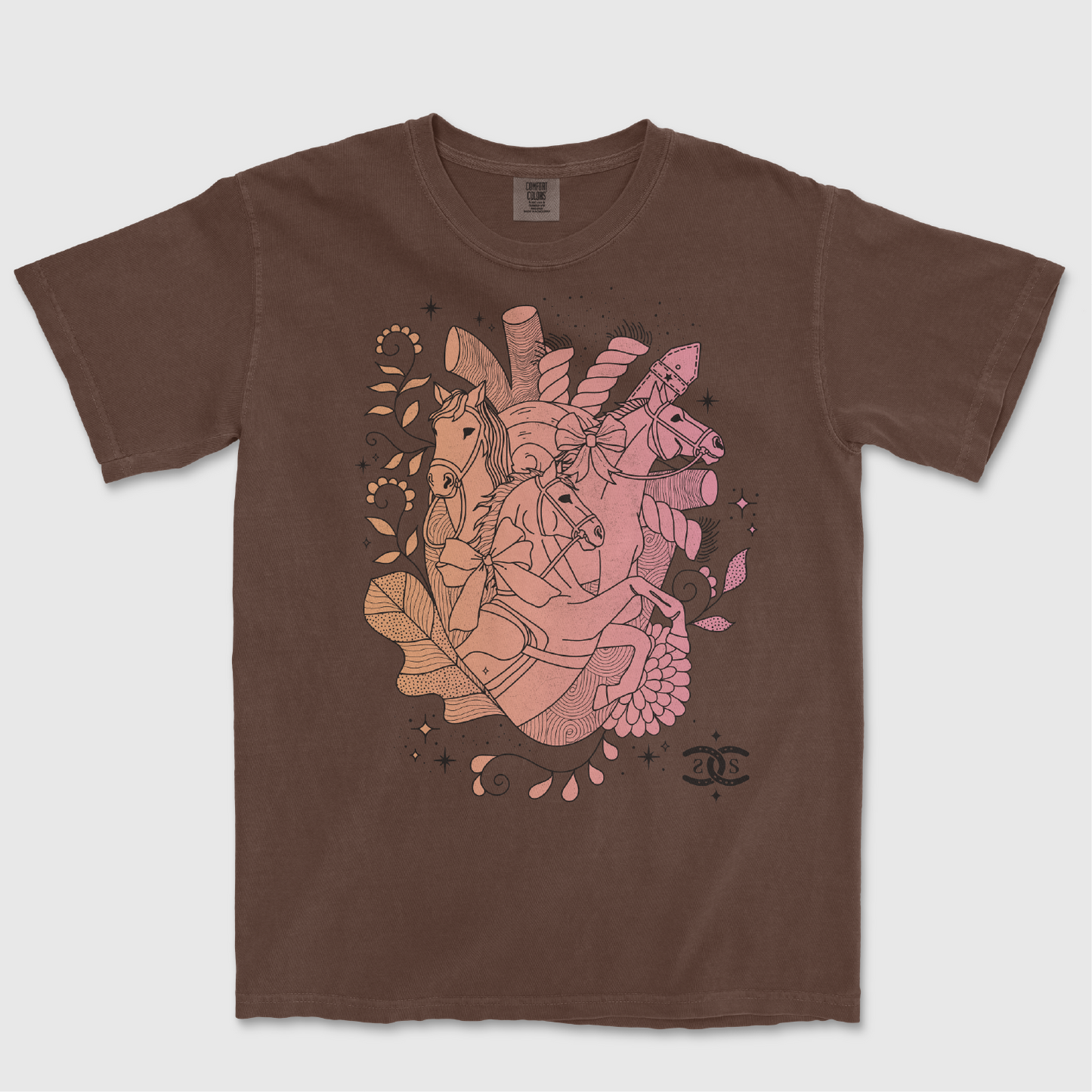 Heart Horse | Espresso | Tee Shirt