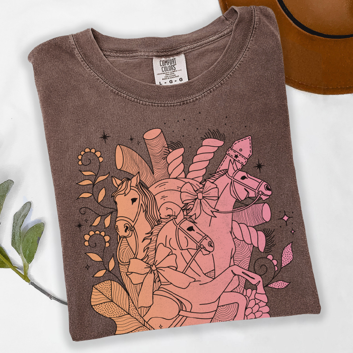 Heart Horse | Espresso | Tee Shirt