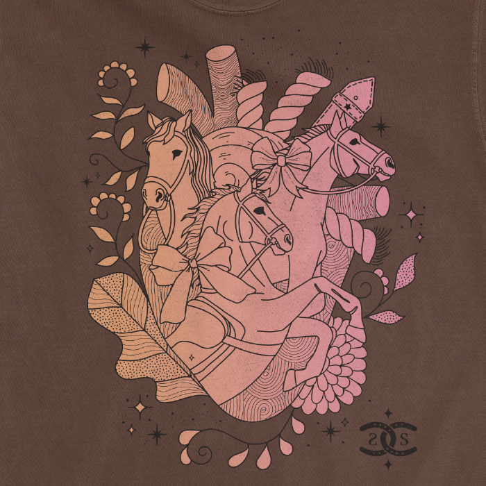 Heart Horse | Espresso | Tee Shirt