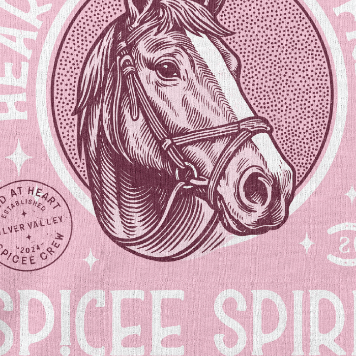 Hearts That Run Free | Light Pink | Hoodie