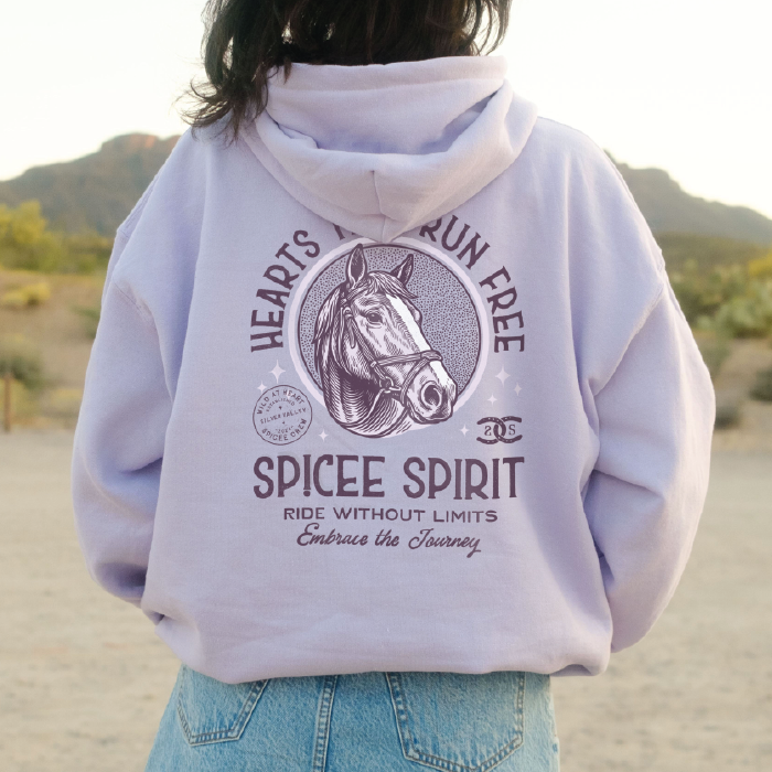 Hearts That Run Free | Orchid | Hoodie