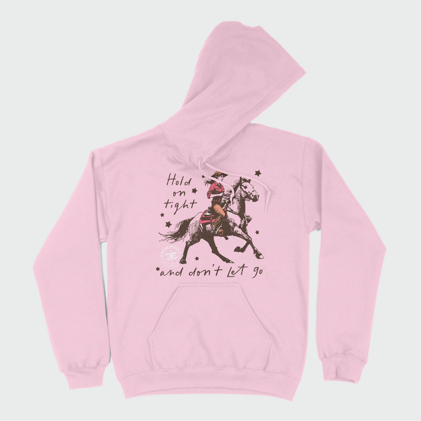 Hold On Tight | Light Pink | Hoodie