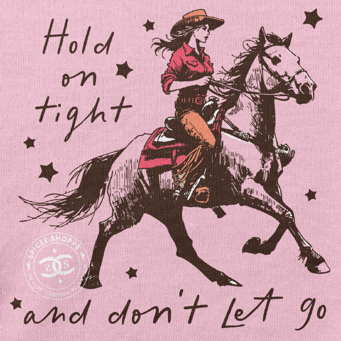 Hold On Tight | Light Pink | Hoodie