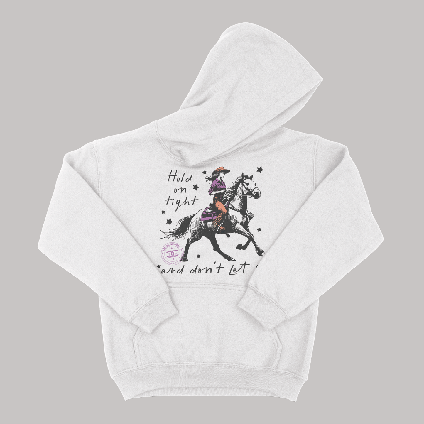 Hold On Tight | White | Hoodie