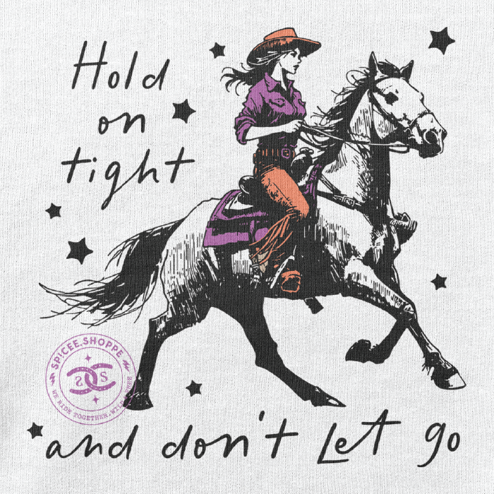 Hold On Tight | White | Hoodie
