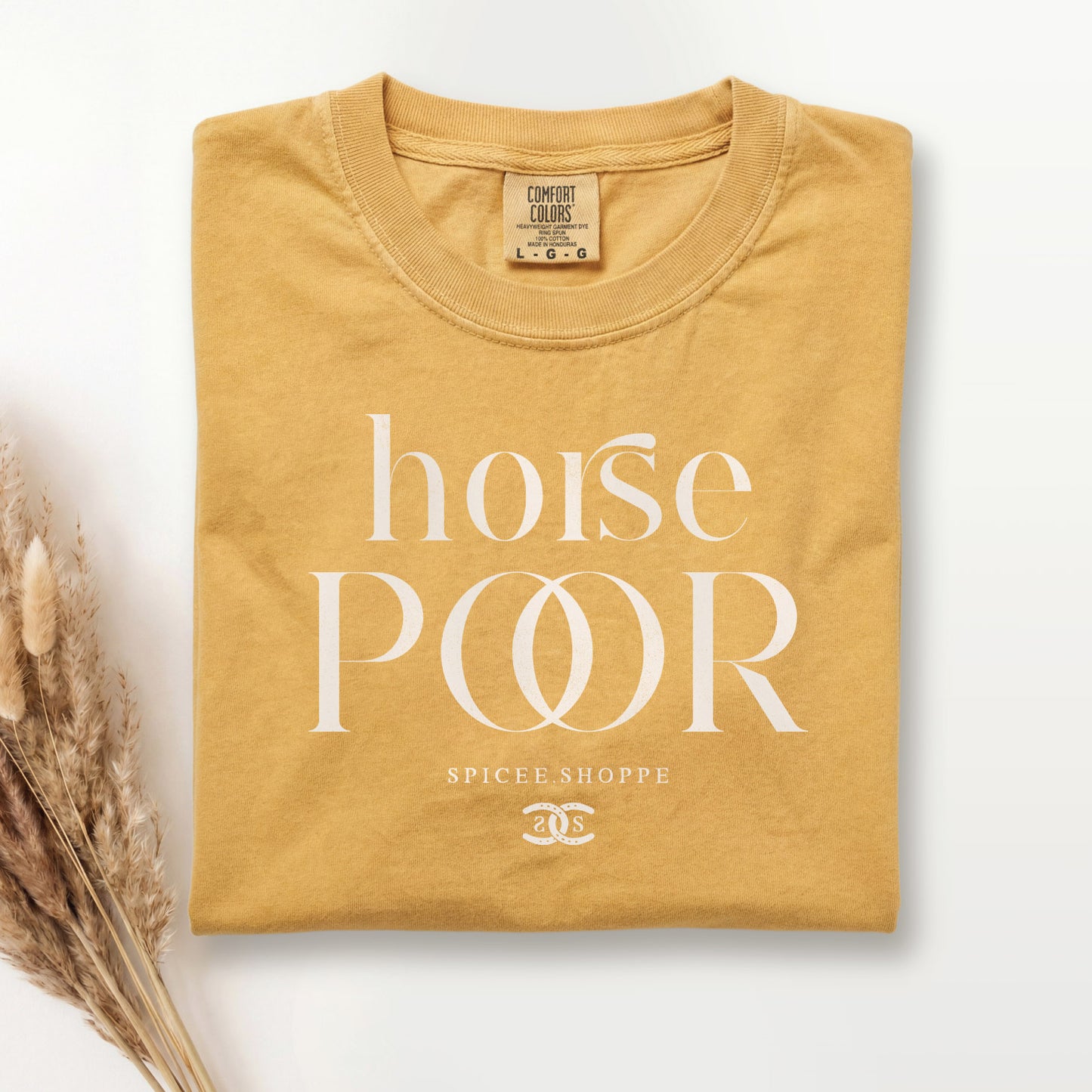 Horse Poor | Mustard | Tee Shirt