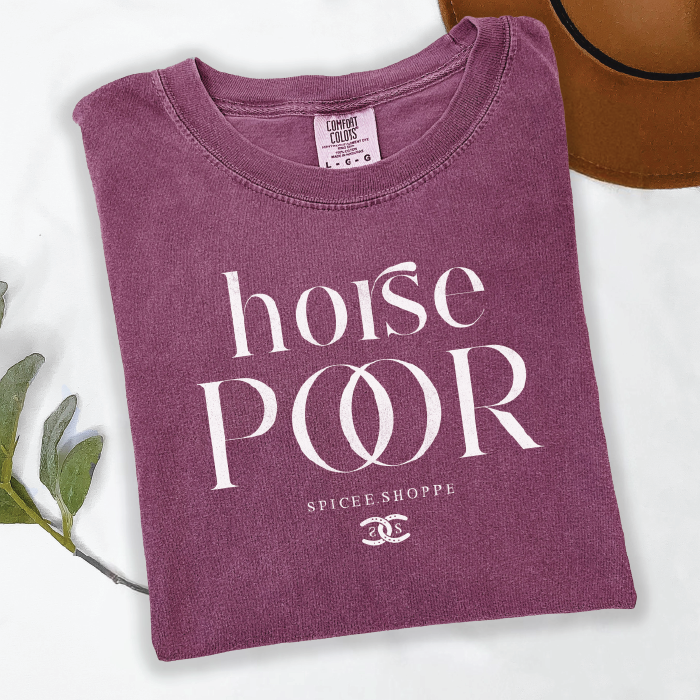 Horse Poor | Berry | Tee Shirt