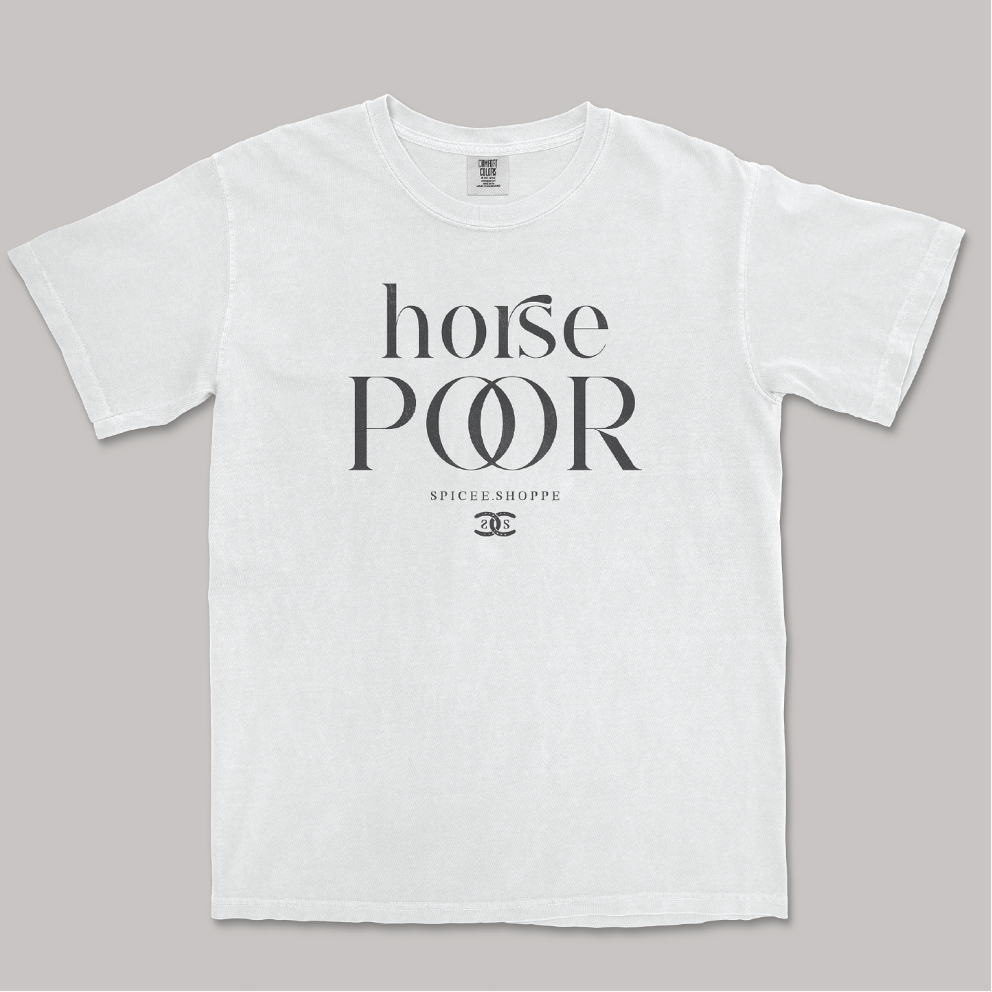 Horse Poor | White | Tee Shirt