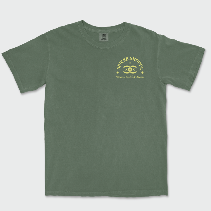 Horses Make Me Happy | Moss Green | Tee Shirt