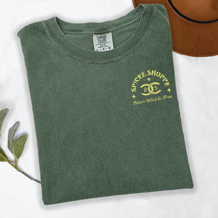 Horses Make Me Happy | Moss Green | Tee Shirt