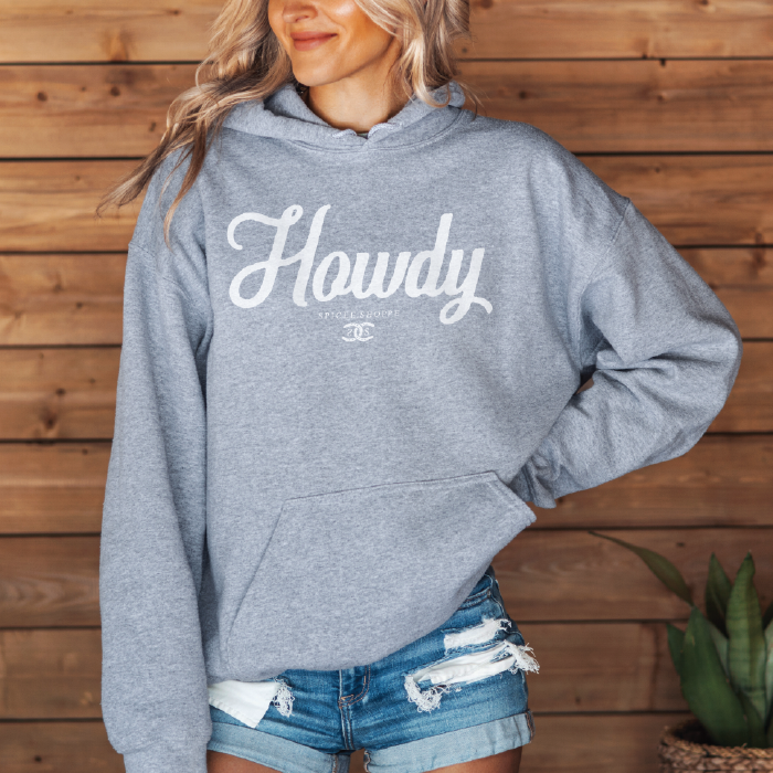 Howdy | Sport Grey | Hoodie