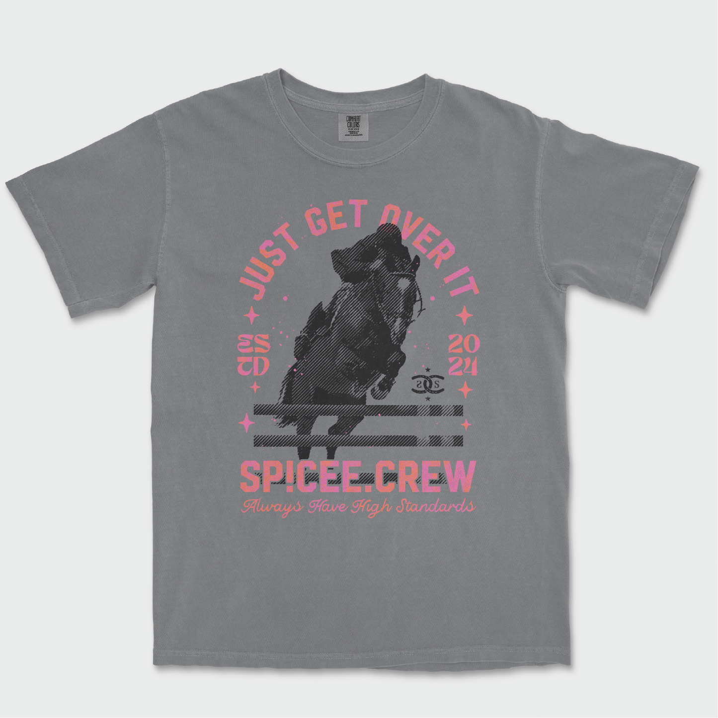 Just Get Over It | Grey | Tee Shirt