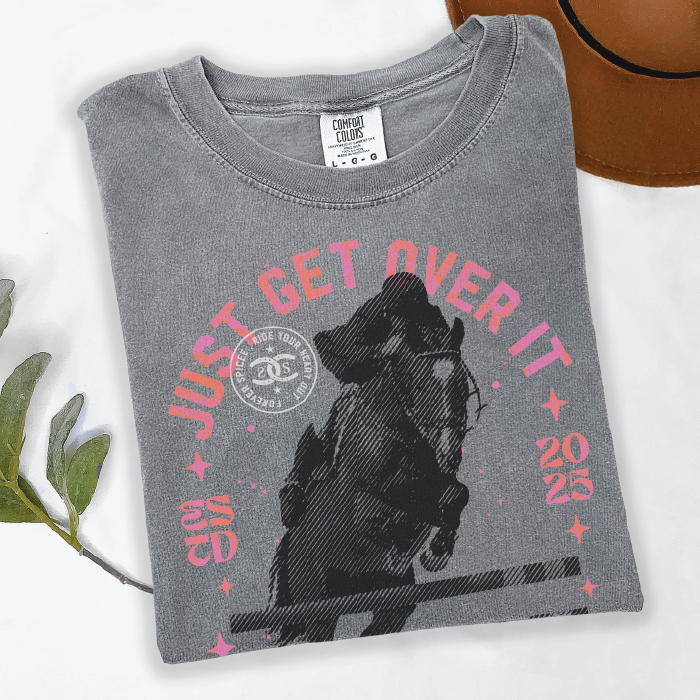 Just Get Over It | Grey | Tee Shirt