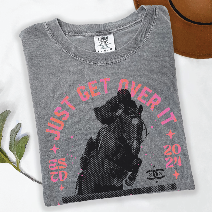 Just Get Over It | Grey | Tee Shirt