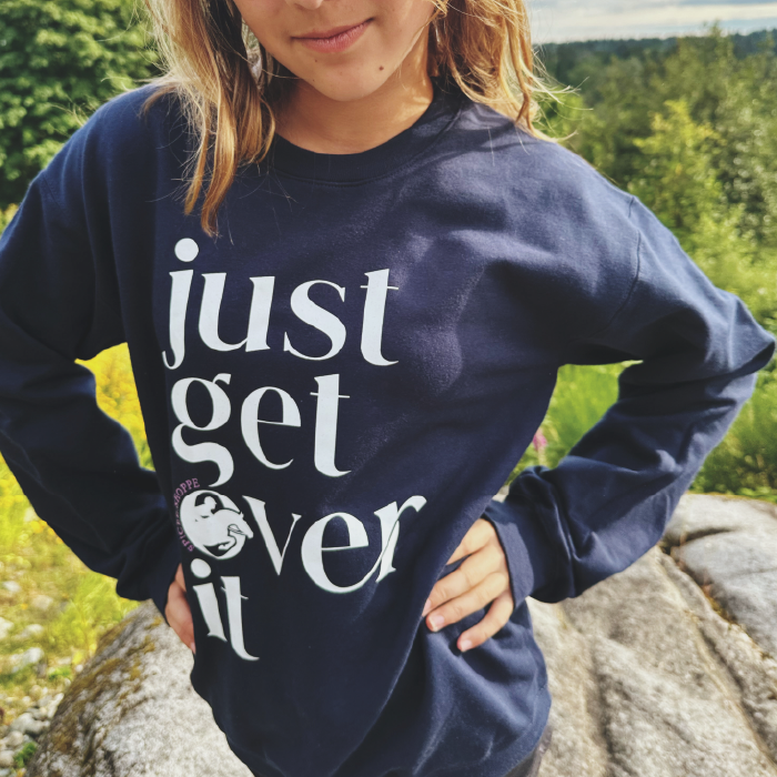 Just Get Over It | Navy Blue | Sweatshirt