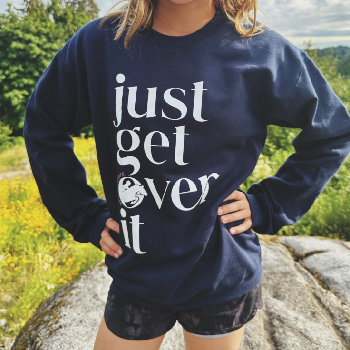Just Get Over It | Navy Blue | Sweatshirt