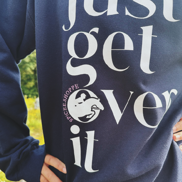 Just Get Over It | Navy Blue | Sweatshirt