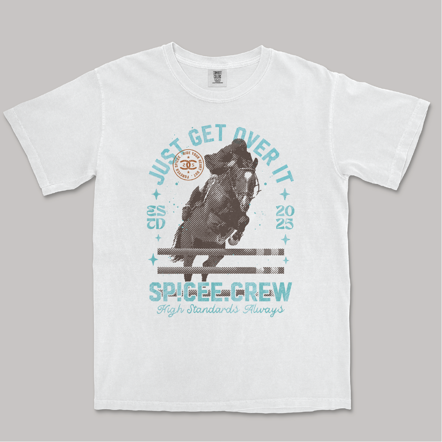 Just Get Over It | White | Tee Shirt
