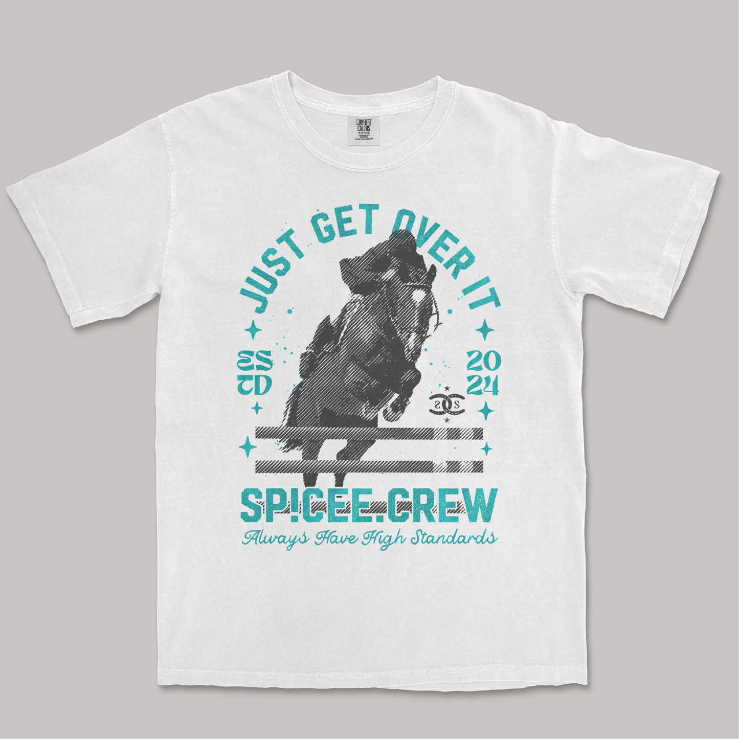 Just Get Over It | White | Tee Shirt